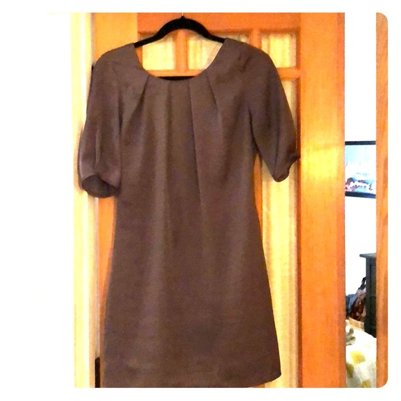 Three-quarter length sleeve silk dress - Picture 1 of 3